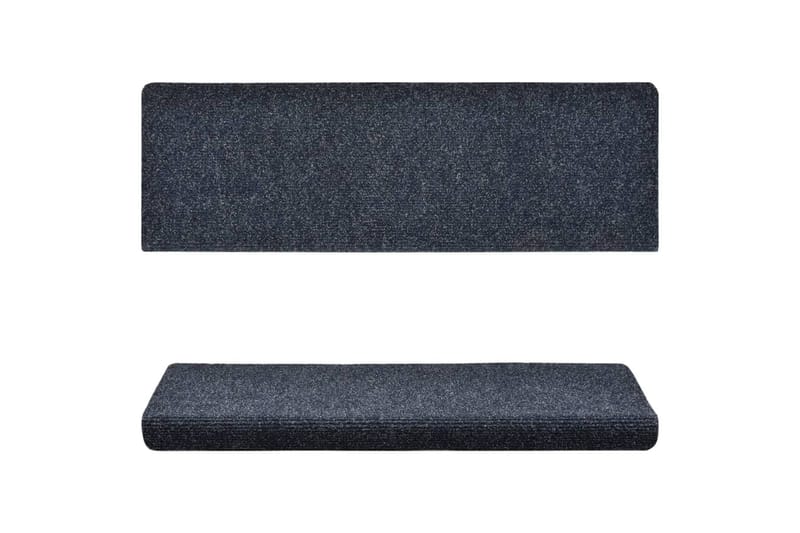 Selvklebende trappematter 5 stk 65x25 cm nålestempel - Antrasittgrå - Tekstiler - Tepper & Matter - Spesialmatte - Trappetepper