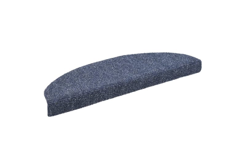 Selvklebende trappematter 5 stk blå 65x21x4 cm nålestempel - Blå - Tekstiler - Tepper & Matter - Spesialmatte - Trappetepper