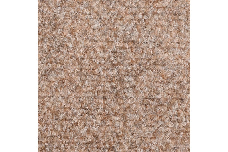 Selvklebende trappematter 5 stk brun 65x21x4 cm nålestempel - Brun - Tekstiler - Tepper & Matter - Spesialmatte - Trappetepper