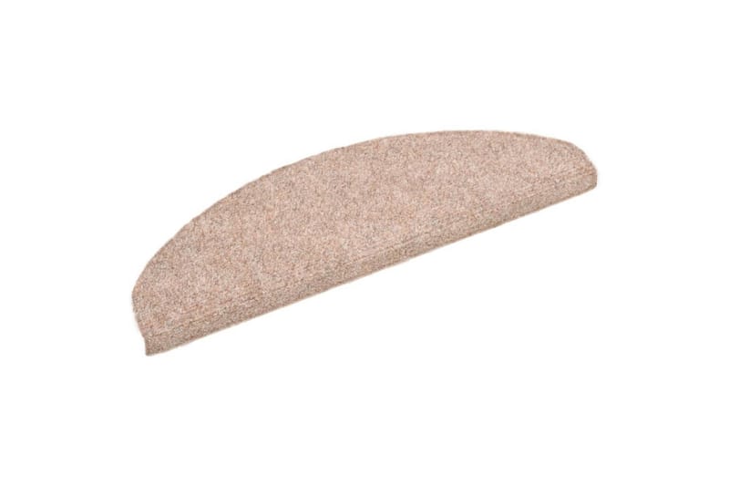 Selvklebende trappematter 5 stk brun 65x21x4 cm nålestempel - Brun - Tekstiler - Tepper & Matter - Spesialmatte - Trappetepper
