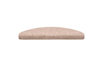 Selvklebende trappematter 5 stk brun 65x21x4 cm nålestempel - Brun - Tekstiler - Tepper & Matter - Spesialmatte - Trappetepper