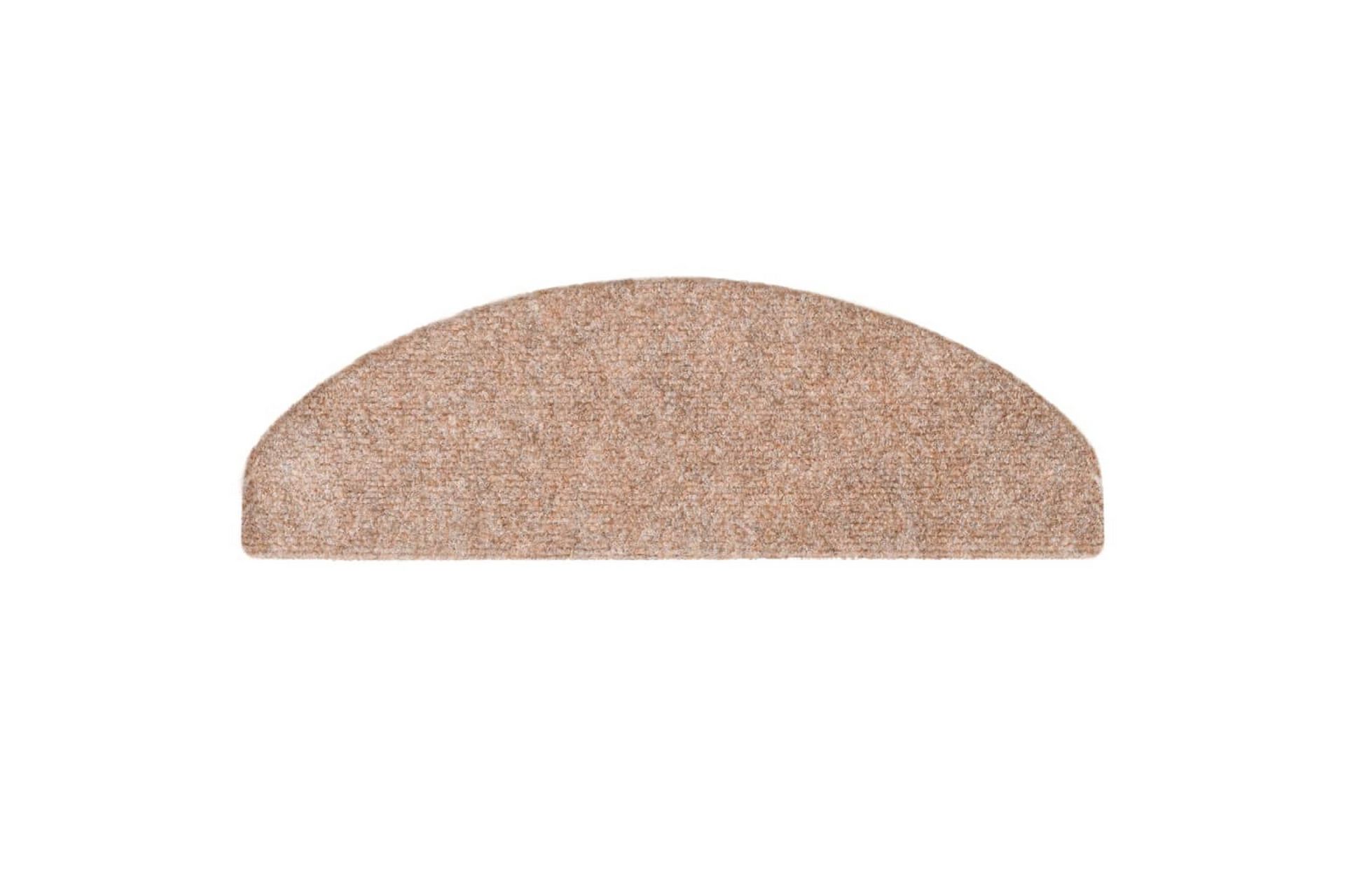 Selvklebende trappematter 5 stk brun 65x21x4 cm nålestempel - Brun - Tekstiler - Tepper & Matter - Spesialmatte - Trappetepper