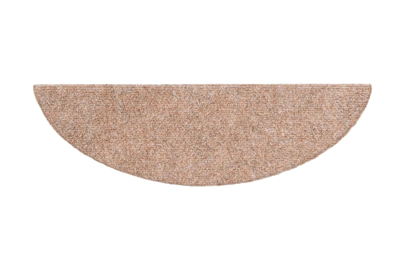 Selvklebende trappematter nålestempel 15 stk 54x16x4 cm brun - Brun - Tekstiler - Tepper & Matter - Spesialmatte - Trappetepper