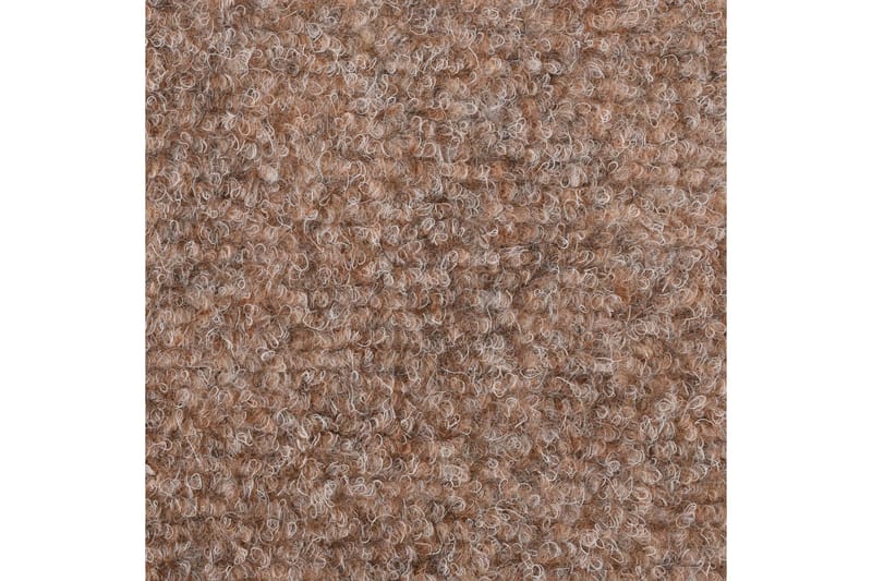 Selvklebende trappematter nålestempel 15 stk 54x16x4 cm brun - Brun - Tekstiler - Tepper & Matter - Spesialmatte - Trappetepper