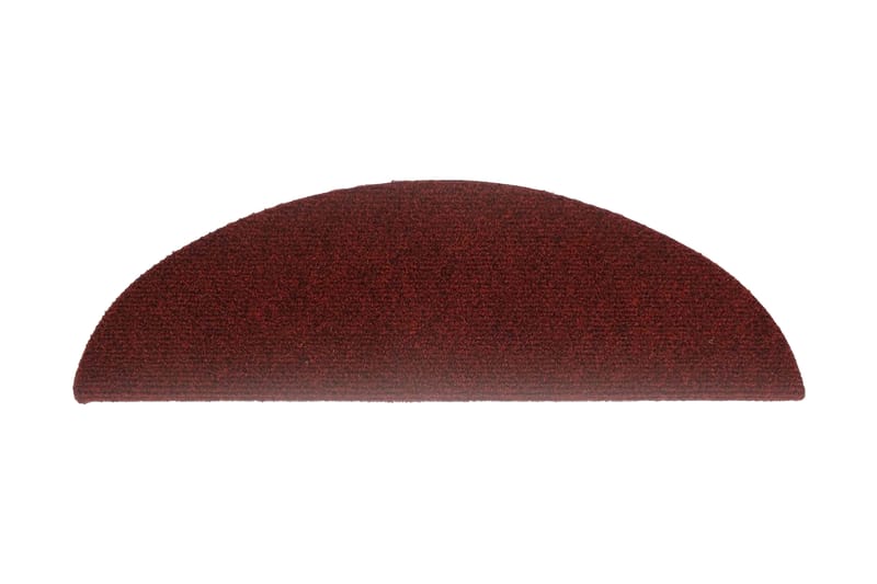 Selvklebende trappematter nålestempel 15 stk 54x16x4 cm rød - Rød - Tekstiler - Tepper & Matter - Spesialmatte - Trappetepper