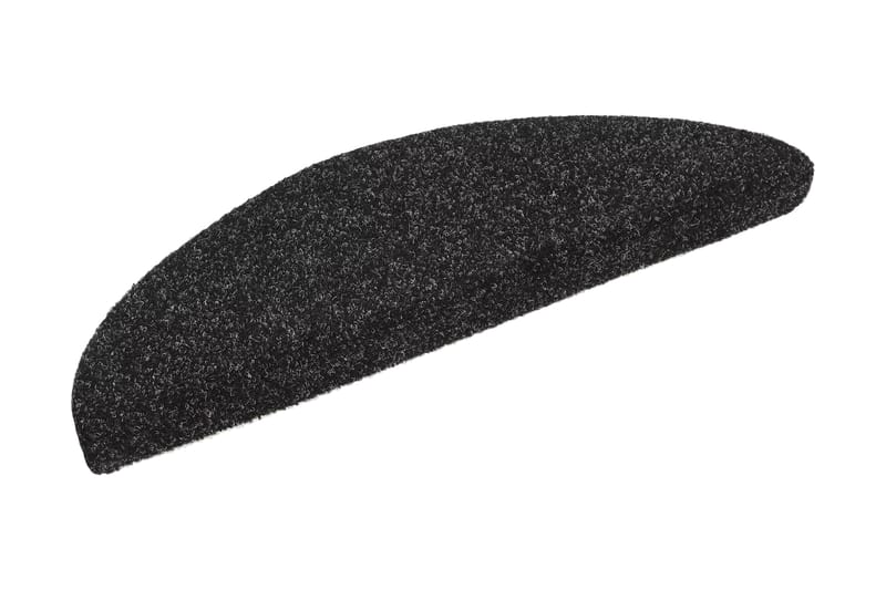 Selvklebende trappematter nålestempel 15 stk 54x16x4cm svart - Svart - Tekstiler - Tepper & Matter - Spesialmatte - Trappetepper