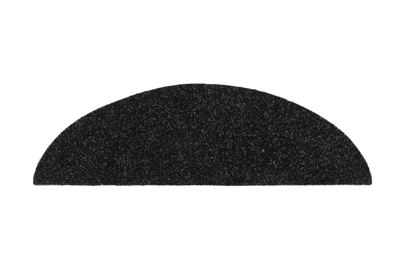 Selvklebende trappematter nålestempel 15 stk 54x16x4cm svart - Svart - Tekstiler - Tepper & Matter - Spesialmatte - Trappetepper