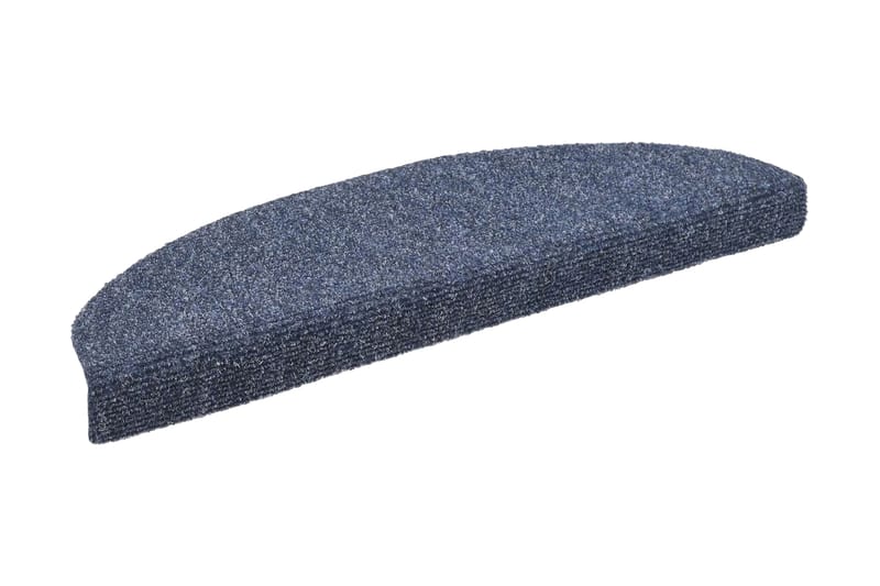 Selvklebende trappematter nålestempel 15 stk 65x21x4 cm blå - Blå - Tekstiler - Tepper & Matter - Spesialmatte - Trappetepper