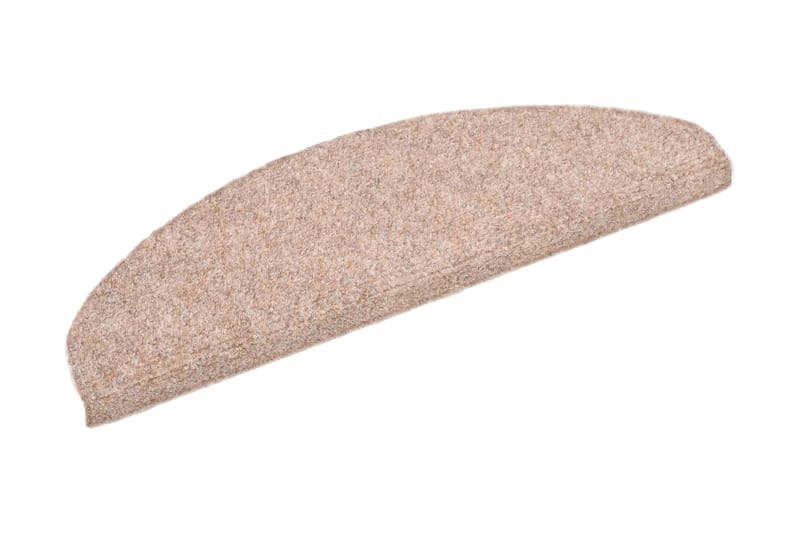 Selvklebende trappematter nålestempel 15 stk 65x21x4 cm brun - Brun - Tekstiler - Tepper & Matter - Spesialmatte - Trappetepper