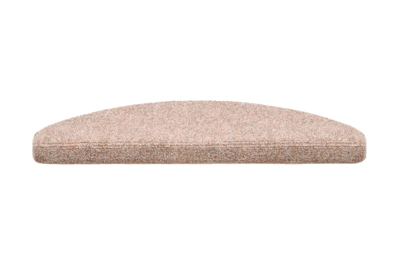 Selvklebende trappematter nålestempel 15 stk 65x21x4 cm brun - Brun - Tekstiler - Tepper & Matter - Spesialmatte - Trappetepper