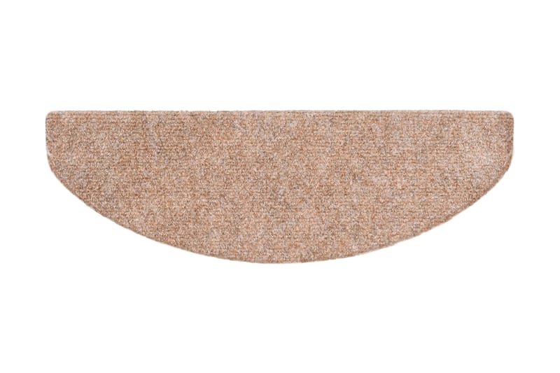 Selvklebende trappematter nålestempel 15 stk 65x21x4 cm brun - Brun - Tekstiler - Tepper & Matter - Spesialmatte - Trappetepper