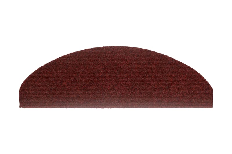 Selvklebende trappematter nålestempel 15 stk 65x21x4cm rød - Rød - Tekstiler - Tepper & Matter - Spesialmatte - Trappetepper
