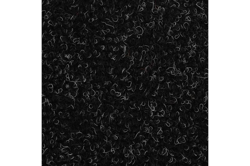 Selvklebende trappematter nålestempel 15 stk 65x21x4cm svart - Svart - Tekstiler - Tepper & Matter - Spesialmatte - Trappetepper