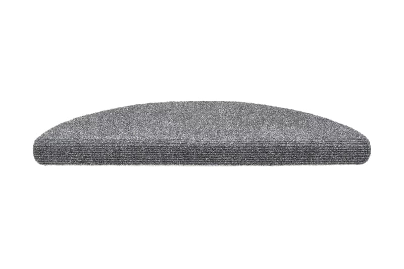 Selvklebende trappematter nålestempel 15stk 54x16x4cm lysgrå - Lysegrå - Tekstiler - Tepper & Matter - Spesialmatte - Trappetepper