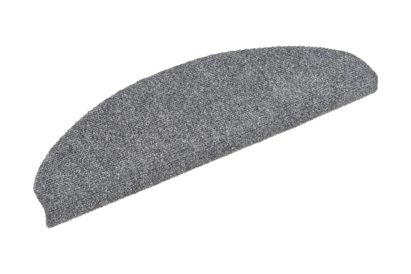 Selvklebende trappematter nålestempel 15stk 65x21x4cm lysgrå - Lysegrå - Tekstiler - Tepper & Matter - Spesialmatte - Trappetepper