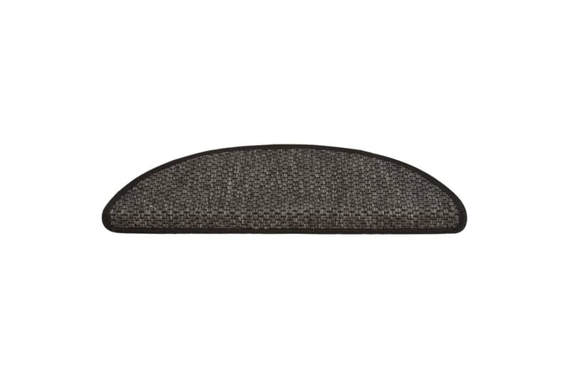 Selvklebende trappematter sisal 15 stk 56x20 cm antrasitt - Antrasittgrå - Tekstiler - Tepper & Matter - Spesialmatte - Trappetepper