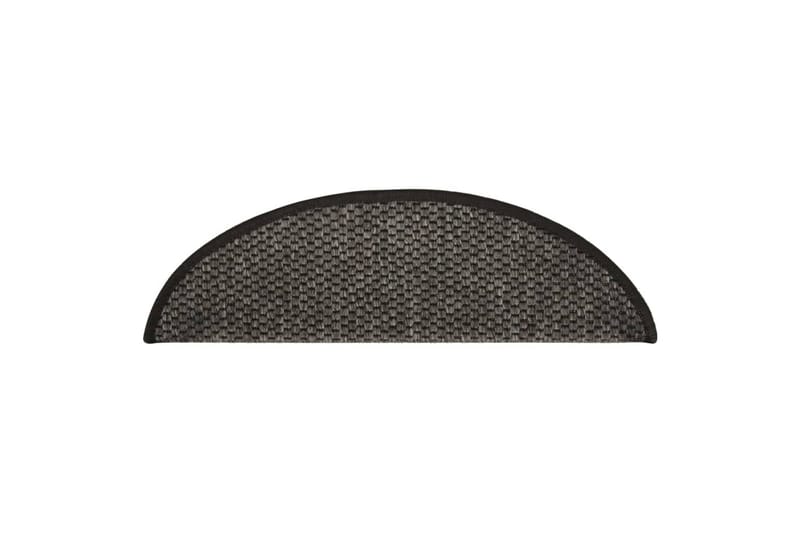 Selvklebende trappematter sisal 15 stk 56x20 cm antrasitt - Antrasittgrå - Tekstiler - Tepper & Matter - Spesialmatte - Trappetepper