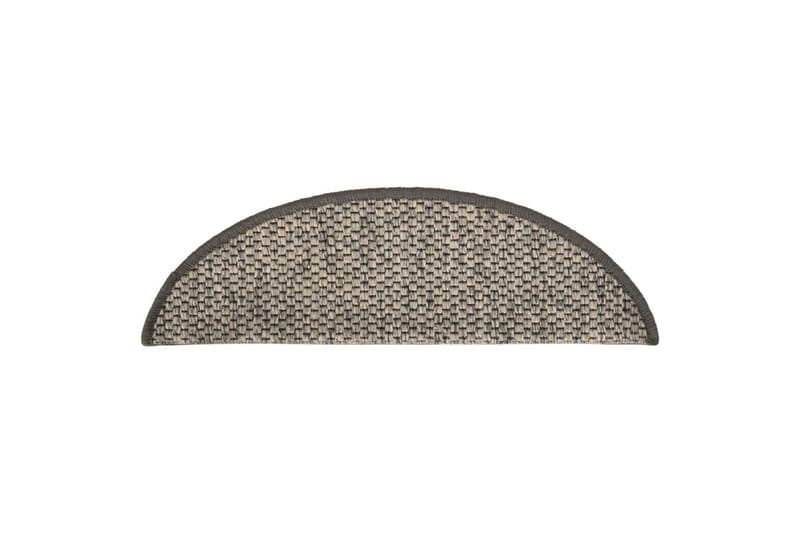 Selvklebende trappematter sisal 15 stk 65x25 cm antrasitt - Antrasittgrå - Tekstiler - Tepper & Matter - Spesialmatte - Trappetepper