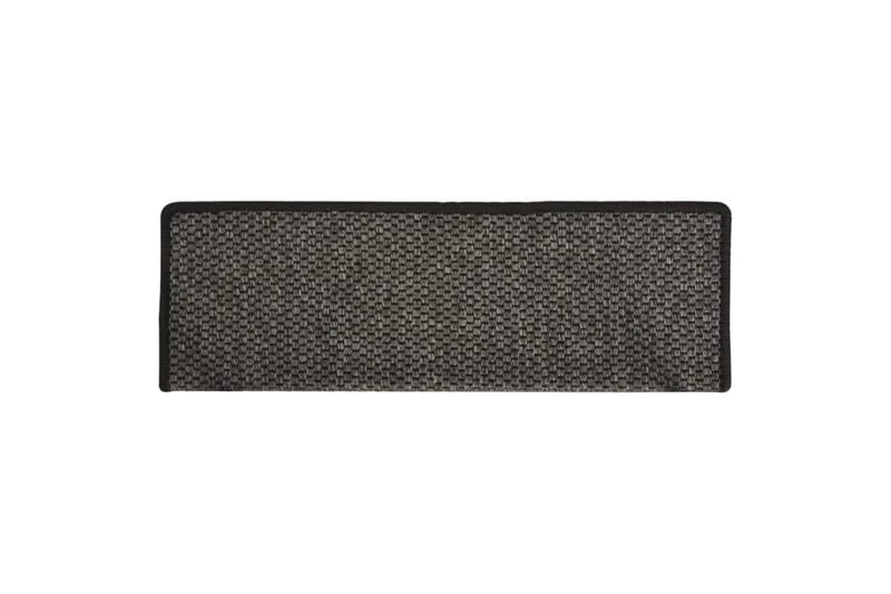 Selvklebende trappematter sisal 15 stk 65x25 cm antrasitt - Antrasittgrå - Tekstiler - Tepper & Matter - Spesialmatte - Trappetepper