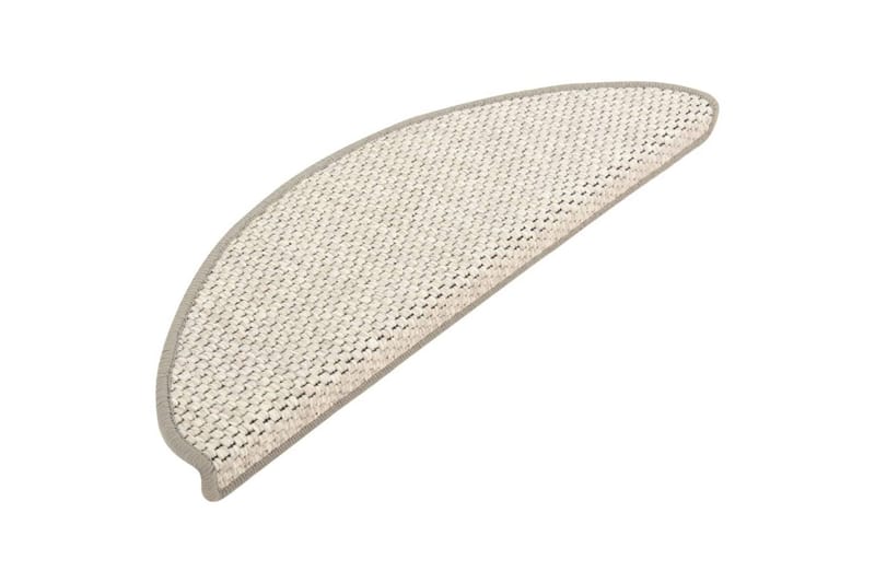 Selvklebende trappematter sisal-utseende 15 stk 65x25 cm - Beige - Tekstiler - Tepper & Matter - Spesialmatte - Trappetepper