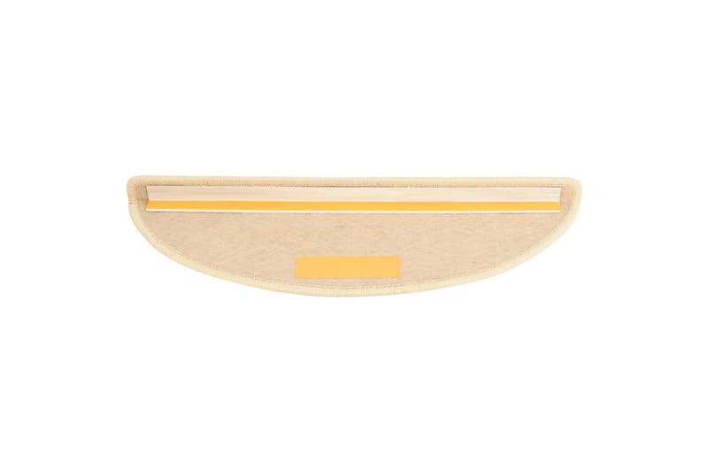 Selvklebende trappematter sisal-utseende 15stk 56x20cm - Krem - Tekstiler - Tepper & Matter - Spesialmatte - Trappetepper