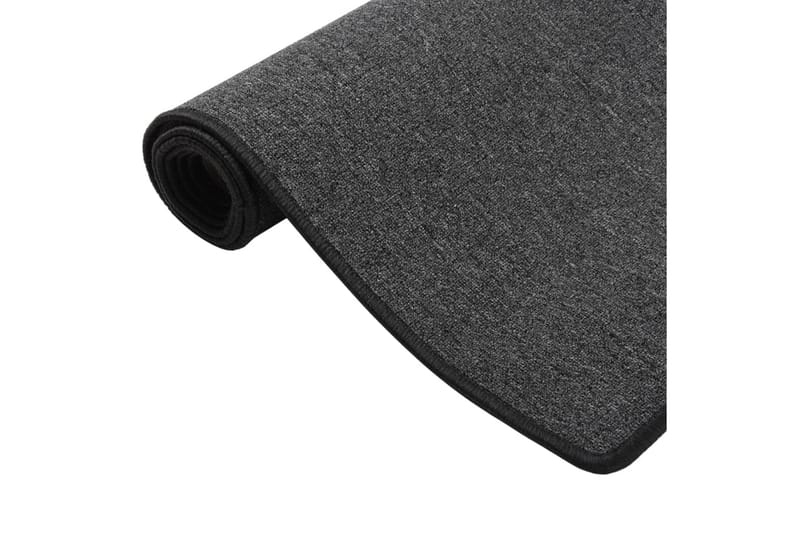 Teppeløper i antrasitt 80x300 cm - Antrasittgrå - Tekstiler - Tepper & Matter - Spesialmatte - Trappetepper