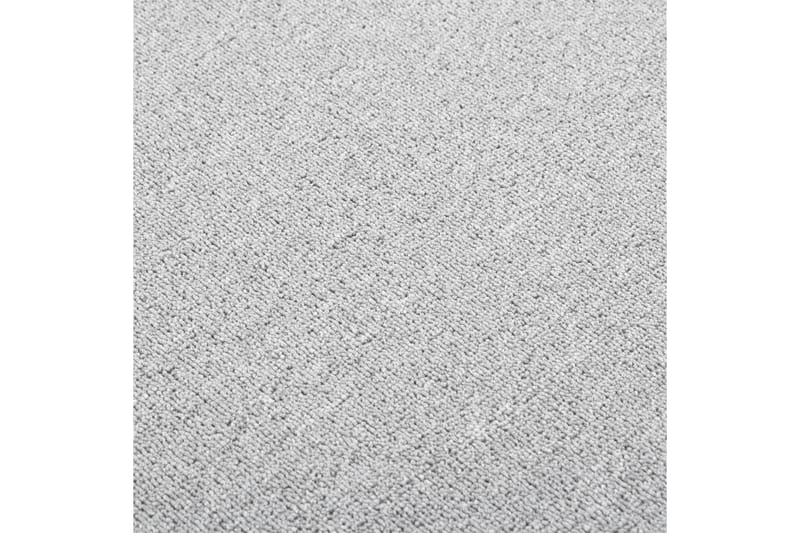 Teppeløper lysegrå 50x200 cm - Grå - Tekstiler - Tepper & Matter - Spesialmatte - Trappetepper