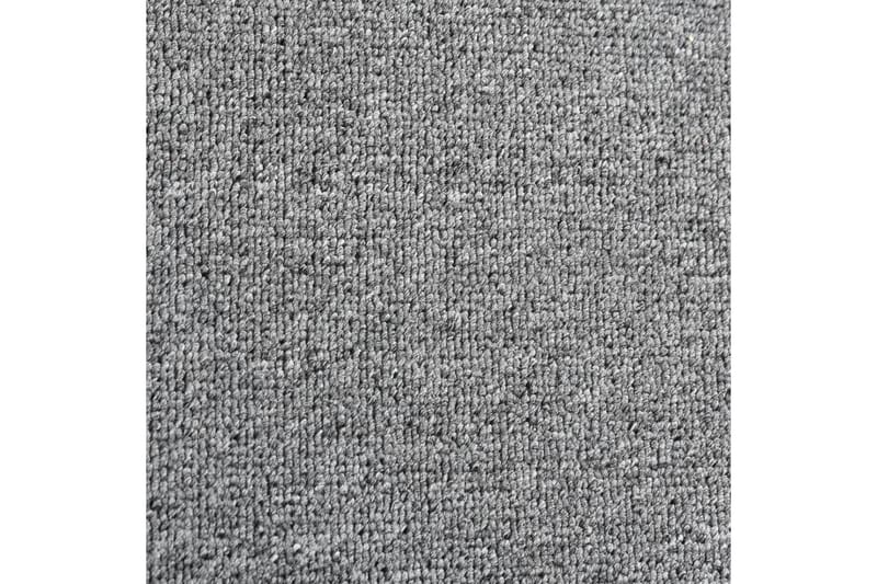 Teppeløper mørkegrå 50x100 cm - Grå - Trappetepper