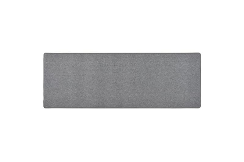Teppeløper mørkegrå 80x250 cm - Grå - Tekstiler - Tepper & Matter - Spesialmatte - Trappetepper