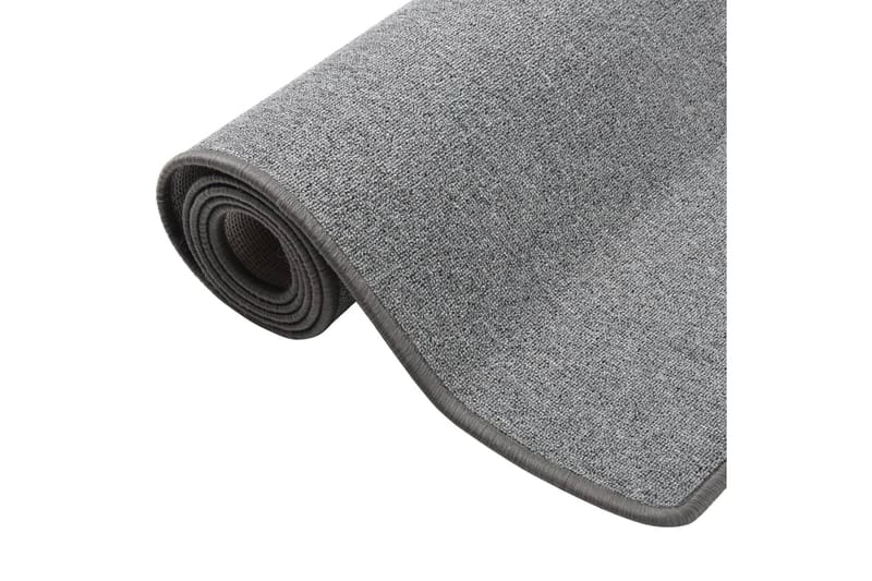 Teppeløper mørkegrå 80x400 cm - Grå - Tekstiler - Tepper & Matter - Spesialmatte - Trappetepper