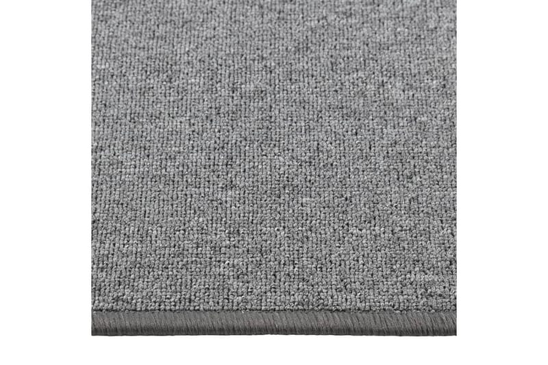 Teppeløper mørkegrå 80x400 cm - Grå - Tekstiler - Tepper & Matter - Spesialmatte - Trappetepper