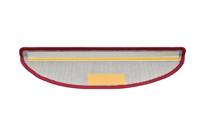 Trappematte vinrød 15 stk 65x24x4 cm - Vinrød - Tekstiler - Tepper & Matter - Spesialmatte - Trappetepper