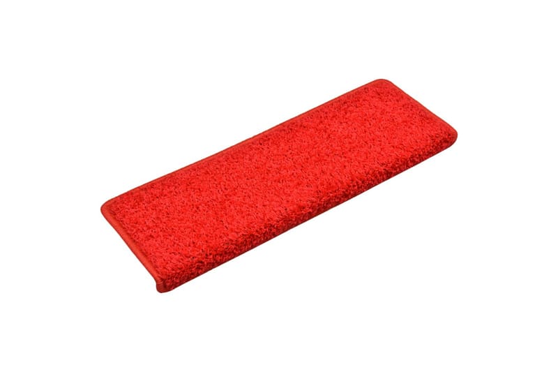 Trappematter 10 stk 65x25 cm rød - Rød - Tekstiler - Tepper & Matter - Spesialmatte - Trappetepper