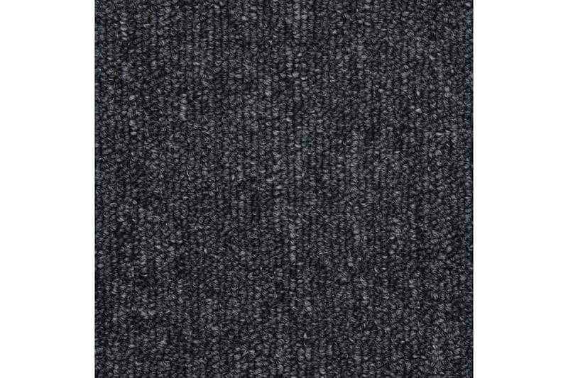 Trappematter 10 stk 65x28 cm mørkegrå - Grå - Trappetepper
