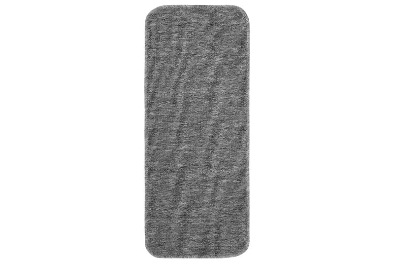 Trappematter 15 stk 60x25 cm grå sklisikker - Grå - Tekstiler - Tepper & Matter - Spesialmatte - Trappetepper