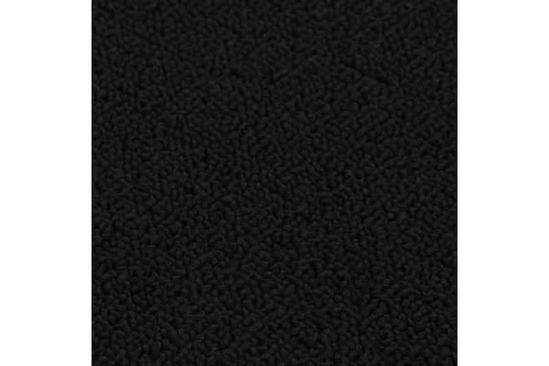 Trappematter 15 stk 60x25 cm svart sklisikker - Svart - Trappetepper