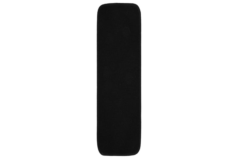 Trappematter 15 stk 75x20 cm svart sklisikker - Svart - Tekstiler - Tepper & Matter - Spesialmatte - Trappetepper