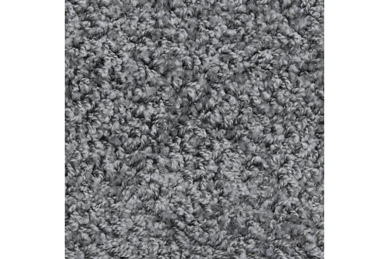 Trappematter 15 stk grå 65x25 cm - Grå - Trappetepper
