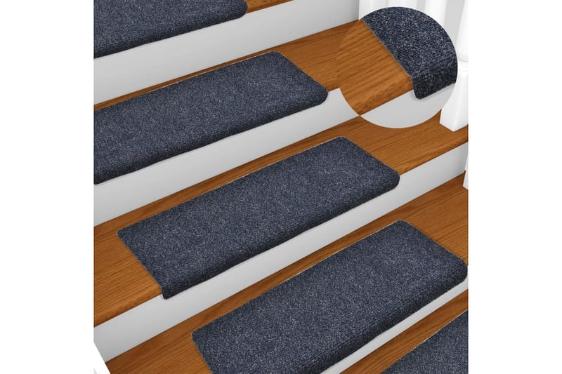 Trappematter 15 stk nålestempel 65x25 antrasitt - Antrasittgrå - Tekstiler - Tepper & Matter - Spesialmatte - Trappetepper