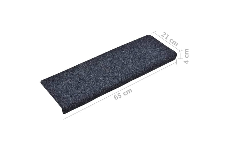 Trappematter 15 stk nålestempel 65x25 antrasitt - Antrasittgrå - Tekstiler - Tepper & Matter - Spesialmatte - Trappetepper