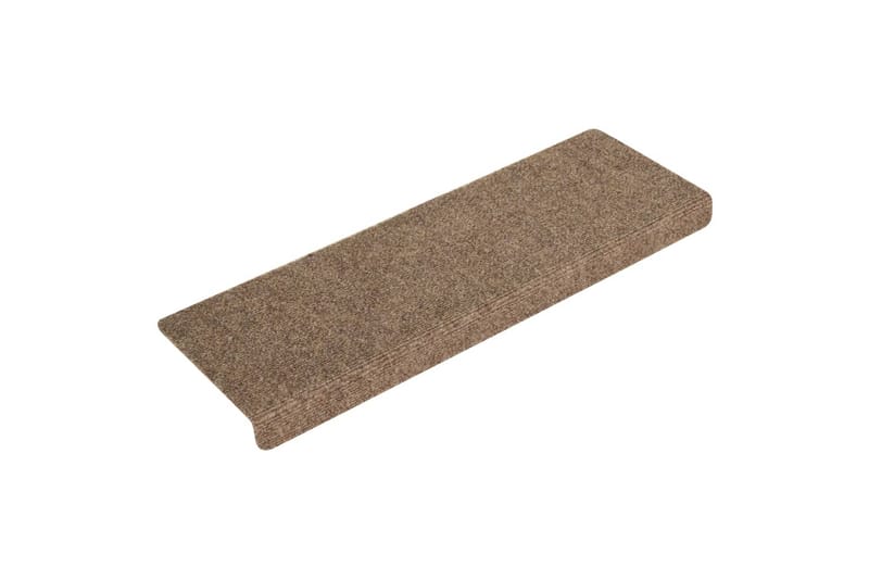 Trappematter 15 stk nålestempel 65x25 kremhvit - Krem - Tekstiler - Tepper & Matter - Spesialmatte - Trappetepper