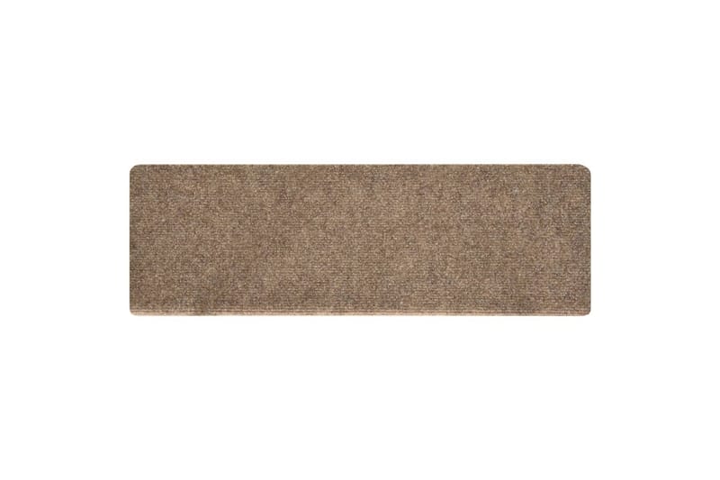 Trappematter 15 stk nålestempel 65x25 kremhvit - Krem - Tekstiler - Tepper & Matter - Spesialmatte - Trappetepper