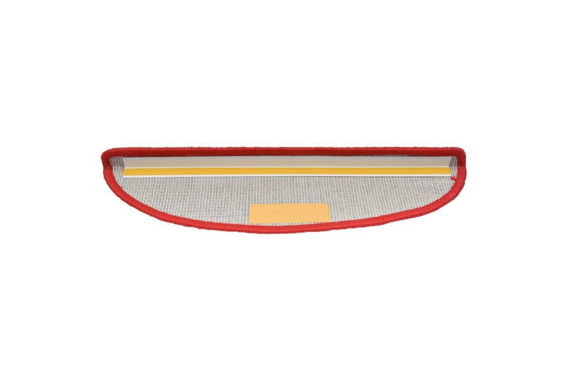 Trappematter 15 stk rød 65x25 cm - Rød - Tekstiler - Tepper & Matter - Spesialmatte - Trappetepper
