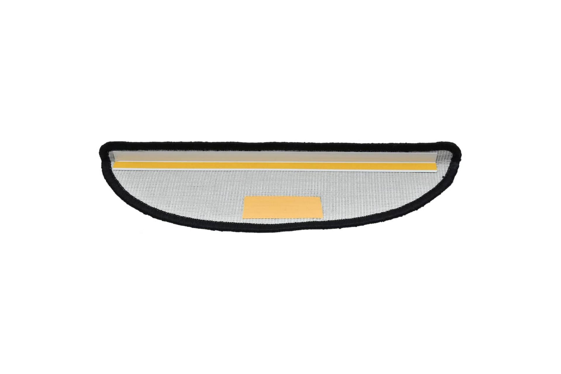 Trappematter 15 stk svart 65x25 cm - Svart - Tekstiler - Tepper & Matter - Spesialmatte - Trappetepper