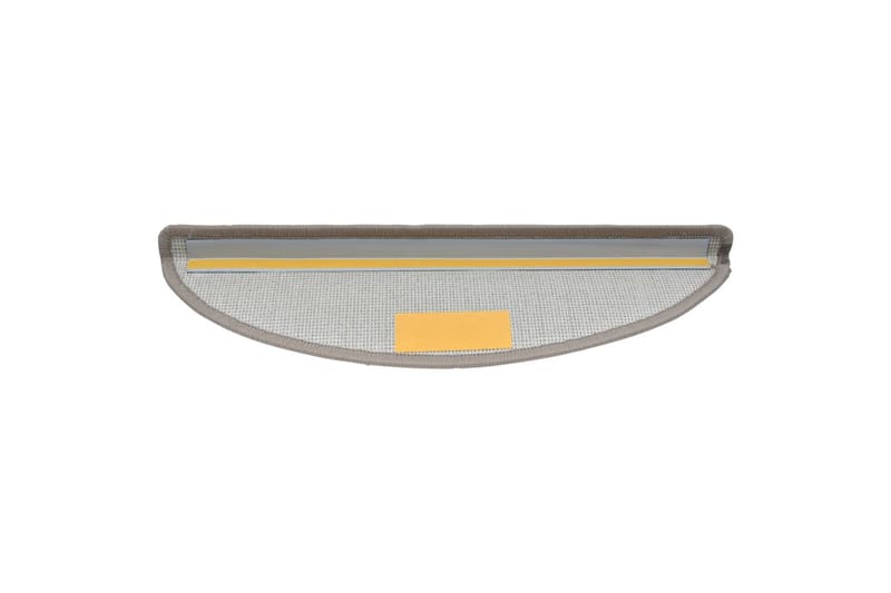 Trappematter gråbrun 15 stk 65x24x4 cm - Taupe - Tekstiler - Tepper & Matter - Spesialmatte - Trappetepper