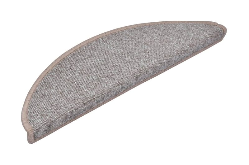 Trappematter lys brun 15 stk 56x17x3 cm - Lysebrun - Tekstiler - Tepper & Matter - Spesialmatte - Trappetepper