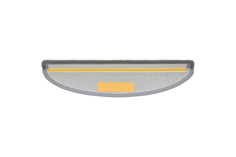 Trappematter lys grå 15 stk 65x24x4 cm - Grå - Tekstiler - Tepper & Matter - Spesialmatte - Trappetepper