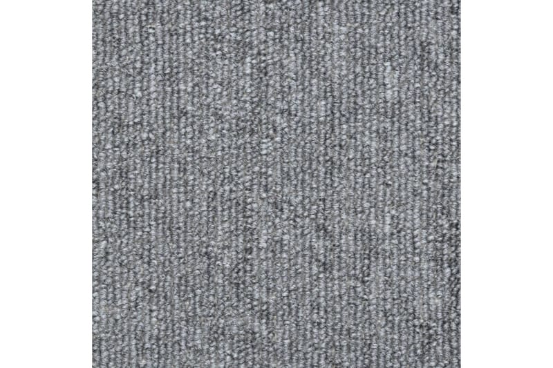 Trappematter lys grå 15 stk 65x24x4 cm - Grå - Tekstiler - Tepper & Matter - Spesialmatte - Trappetepper