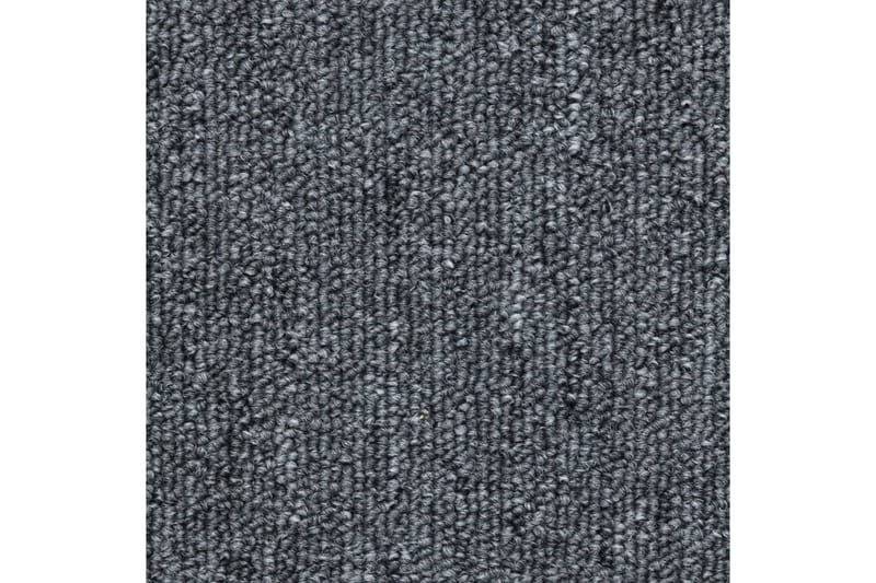 Trappematter mørk grå 15 stk 65x24x4 cm - Mørkegrå - Trappetepper
