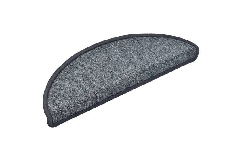 Trappematter mørk grå 15 stk 65x24x4 cm - Mørkegrå - Tekstiler - Tepper & Matter - Spesialmatte - Trappetepper